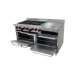 COCINA 6 HORNILLAS + HORNO + PLANCHA COC-IB.06.PG2H