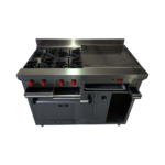 COCINA 4 HORNILLAS + PLANCHA + GRATINADOR + HORNO CIHM44118G