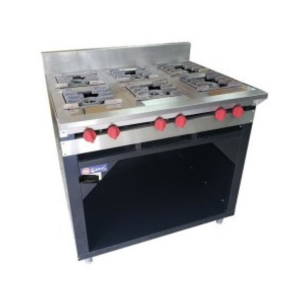 COCINA 6 HORNILLAS CI46002G
