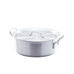 OLLA CHATA CON TAPA 25 L